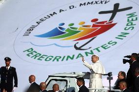 Pope Leo XIV Leads Mass For Youth Jubilee - Rome