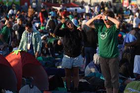 Morning Atmosphere At Last Holy Mass For Youth Jubilee - Rome
