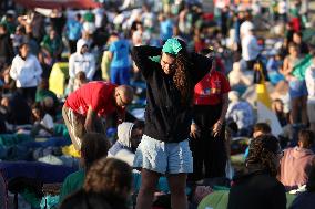 Morning Atmosphere At Last Holy Mass For Youth Jubilee - Rome