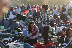 Morning Atmosphere At Last Holy Mass For Youth Jubilee - Rome