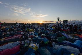 Morning Atmosphere At Last Holy Mass For Youth Jubilee - Rome