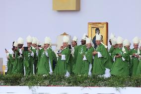 Pope Leo XIV Leads Mass For Youth Jubilee - Rome