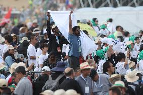 Pope Leo XIV Leads Mass For Youth Jubilee - Rome