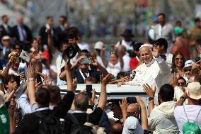 Pope Leo XIV Leads Mass For Youth Jubilee - Rome