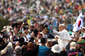 Pope Leo XIV Leads Mass For Youth Jubilee - Rome