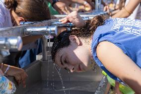 Atmosphere During Prayer Vigil For Youth Jubilee 2025 - Rome