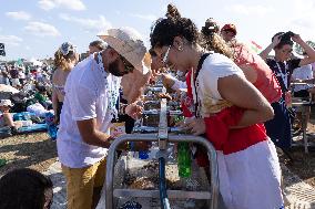Atmosphere During Prayer Vigil For Youth Jubilee 2025 - Rome