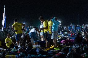 Atmosphere During Prayer Vigil For Youth Jubilee 2025 - Rome