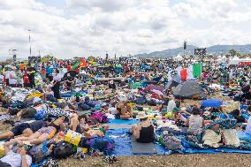 Atmosphere During Prayer Vigil For Youth Jubilee 2025 - Rome