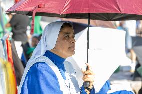 Atmosphere During Prayer Vigil For Youth Jubilee 2025 - Rome