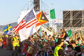 Atmosphere During Prayer Vigil For Youth Jubilee 2025 - Rome