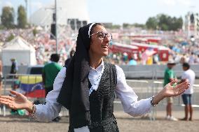 Atmosphere During Prayer Vigil For Youth Jubilee 2025 - Rome
