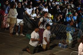 Atmosphere During Prayer Vigil For Youth Jubilee 2025 - Rome