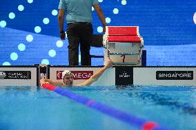 400m Individual Medley - Leon Marchand Claims Third World Title - Singapore