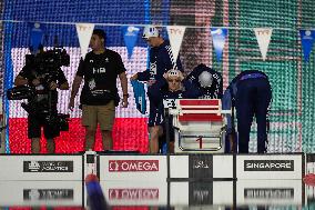 4x100m Medley Relay - Team France Wins Silver At 2025 World Aquatics Championships - Singapore