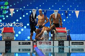 4x100m Medley Relay - Team France Wins Silver At 2025 World Aquatics Championships - Singapore