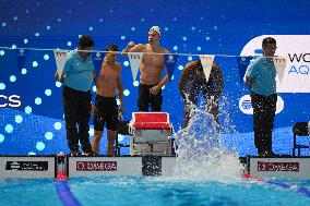 4x100m Medley Relay - Team France Wins Silver At 2025 World Aquatics Championships - Singapore