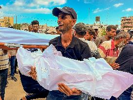 Mourners Grieve Gaza Aid and Shelter Victims - Rafah