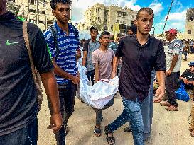 Mourners Grieve Gaza Aid and Shelter Victims - Rafah