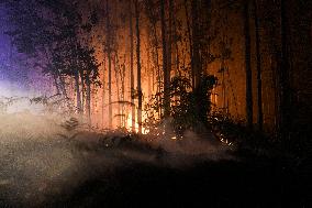 Fire in Ponteceso (A Coruna) forces residents of Balarés to evacuate and several roads to be cut off