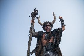 Viking Landing of the LXV Viking Romaria Vikinga - Spain