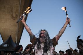 Viking Landing of the LXV Viking Romaria Vikinga - Spain