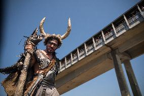 Viking Landing of the LXV Viking Romaria Vikinga - Spain