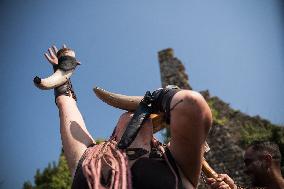 Viking Landing of the LXV Viking Romaria Vikinga - Spain
