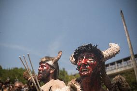 Viking Landing of the LXV Viking Romaria Vikinga - Spain