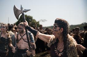 Viking Landing of the LXV Viking Romaria Vikinga - Spain