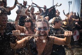 Viking Landing of the LXV Viking Romaria Vikinga - Spain