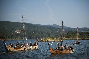 Viking Landing of the LXV Viking Romaria Vikinga - Spain