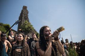 Viking Landing of the LXV Viking Romaria Vikinga - Spain