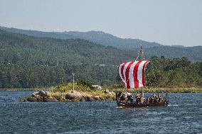 Viking Landing of the LXV Viking Romaria Vikinga - Spain