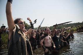 Viking Landing of the LXV Viking Romaria Vikinga - Spain