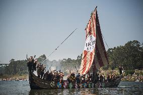 Viking Landing of the LXV Viking Romaria Vikinga - Spain