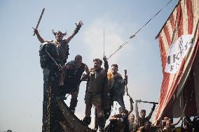Viking Landing of the LXV Viking Romaria Vikinga - Spain