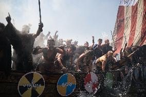 Viking Landing of the LXV Viking Romaria Vikinga - Spain