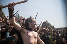 Viking Landing of the LXV Viking Romaria Vikinga - Spain