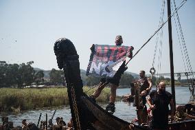 Viking Landing of the LXV Viking Romaria Vikinga - Spain