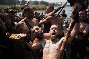 Viking Landing of the LXV Viking Romaria Vikinga - Spain