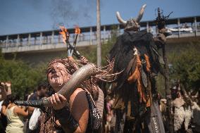 Viking Landing of the LXV Viking Romaria Vikinga - Spain