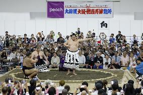 Summer sumo tour at Osaka expo