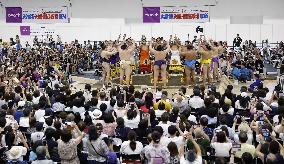 Summer sumo tour at Osaka expo