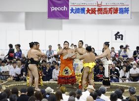 Summer sumo tour at Osaka expo