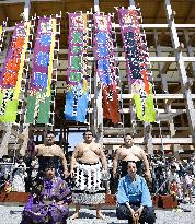 Summer sumo tour at Osaka expo