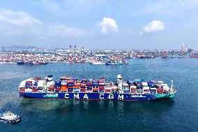 Qingdao Port Container Shipping Route