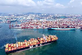 Qingdao Port Container Shipping Route