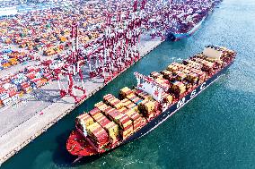 Qingdao Port Container Shipping Route