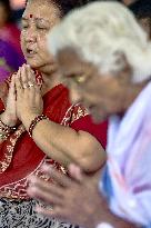 Buddhist Devotees Mark Guru Purnima - India